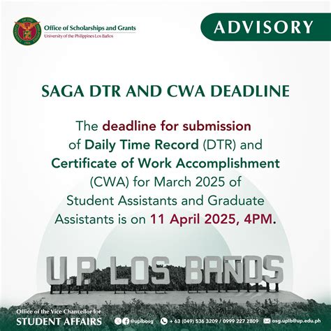 uplb saga|Student Assistantship .